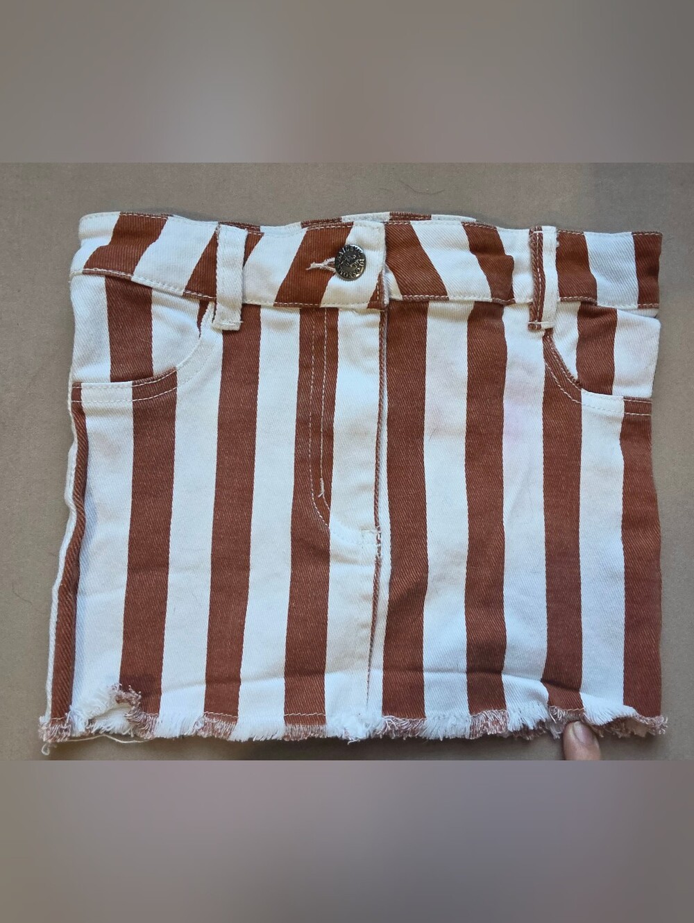 Striped Skirt 4T Baileys Blossoms